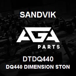 DTDQ440 Sandvik DQ440 DIMENSION STONE DRILL | AGA Parts