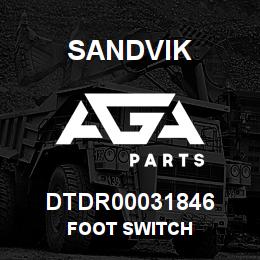 DTDR00031846 Sandvik FOOT SWITCH | AGA Parts