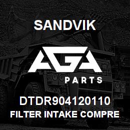 DTDR904120110 Sandvik FILTER INTAKE COMPRESSOR | AGA Parts