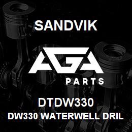 DTDW330 Sandvik DW330 WATERWELL DRILL | AGA Parts