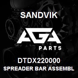 DTDX220000 Sandvik SPREADER BAR ASSEMBLY | AGA Parts