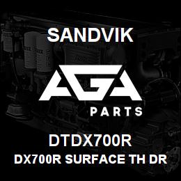 DTDX700R Sandvik DX700R SURFACE TH DRILL | AGA Parts
