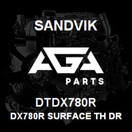 DTDX780R Sandvik DX780R SURFACE TH DRILL | AGA Parts