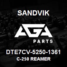 DTE7CV-5250-1361 Sandvik C-250 REAMER | AGA Parts
