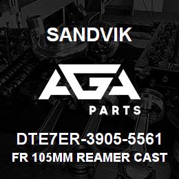 DTE7ER-3905-5561 Sandvik FR 105MM REAMER CASTLATED | AGA Parts