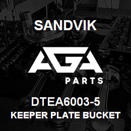 DTEA6003-5 Sandvik KEEPER PLATE BUCKET CRADLE GROUP | AGA Parts