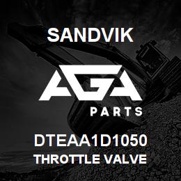 DTEAA1D1050 Sandvik THROTTLE VALVE | AGA Parts