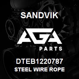 DTEB1220787 Sandvik STEEL WIRE ROPE | AGA Parts