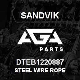 DTEB1220887 Sandvik STEEL WIRE ROPE | AGA Parts