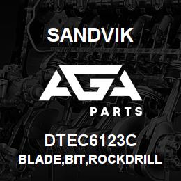 DTEC6123C Sandvik BLADE,BIT,ROCKDRILL 61/4" CARBIDE | AGA Parts