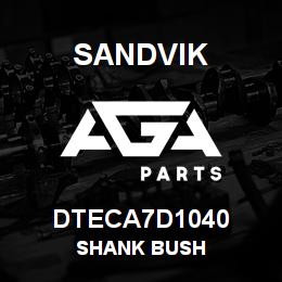 DTECA7D1040 Sandvik SHANK BUSH | AGA Parts