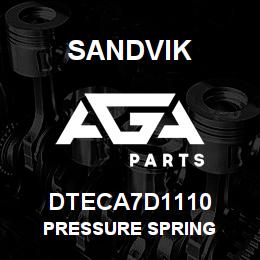 DTECA7D1110 Sandvik PRESSURE SPRING | AGA Parts