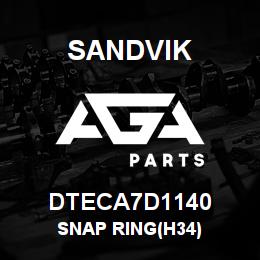 DTECA7D1140 Sandvik SNAP RING(H34) | AGA Parts