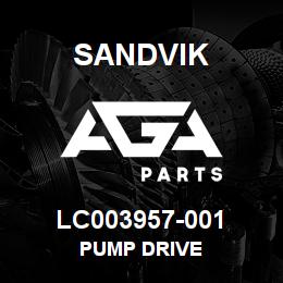 LC003957-001 Sandvik PUMP DRIVE | AGA Parts