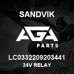 LC0332209203441 Sandvik 24V RELAY | AGA Parts