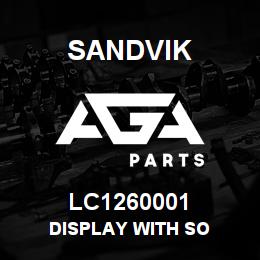 LC1260001 Sandvik DISPLAY WITH SO | AGA Parts