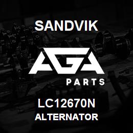 LC12670N Sandvik ALTERNATOR | AGA Parts