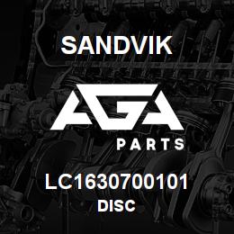 LC1630700101 Sandvik DISC | AGA Parts