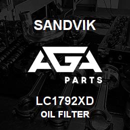 LC1792XD Sandvik OIL FILTER | AGA Parts