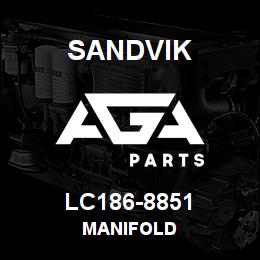 LC186-8851 Sandvik MANIFOLD | AGA Parts