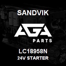 LC18958N Sandvik 24V STARTER | AGA Parts