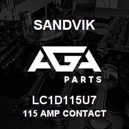 LC1D115U7 Sandvik 115 AMP CONTACT | AGA Parts