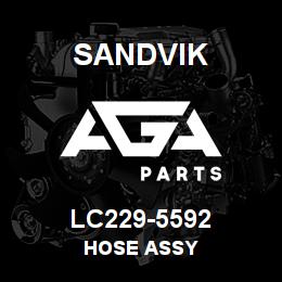 LC229-5592 Sandvik HOSE ASSY | AGA Parts