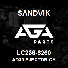 LC236-6260 Sandvik AD30 EJECTOR CY | AGA Parts