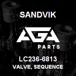 LC236-6813 Sandvik VALVE, SEQUENCE | AGA Parts