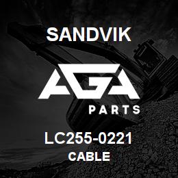 LC255-0221 Sandvik CABLE | AGA Parts