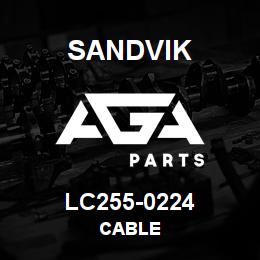 LC255-0224 Sandvik CABLE | AGA Parts