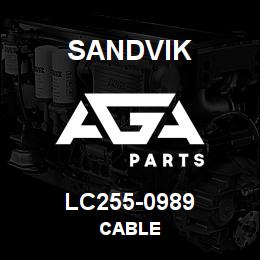 LC255-0989 Sandvik CABLE | AGA Parts
