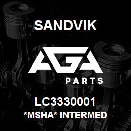 LC3330001 Sandvik *MSHA* INTERMED | AGA Parts
