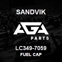 LC349-7059 Sandvik FUEL CAP | AGA Parts