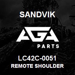 LC42C-0051 Sandvik REMOTE SHOULDER | AGA Parts