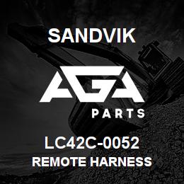 LC42C-0052 Sandvik REMOTE HARNESS | AGA Parts