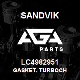 LC4982951 Sandvik GASKET, TURBOCH | AGA Parts