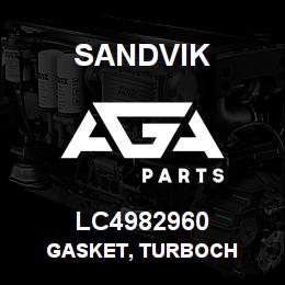 LC4982960 Sandvik GASKET, TURBOCH | AGA Parts