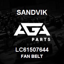 LC61507644 Sandvik FAN BELT | AGA Parts