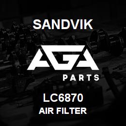 LC6870 Sandvik AIR FILTER | AGA Parts