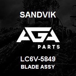 LC6V-5849 Sandvik BLADE ASSY | AGA Parts