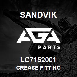 LC7152001 Sandvik GREASE FITTING | AGA Parts