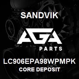 LC906EPA98WPMPK Sandvik CORE DEPOSIT | AGA Parts