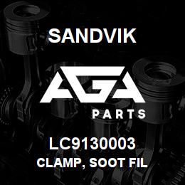 LC9130003 Sandvik CLAMP, SOOT FIL | AGA Parts