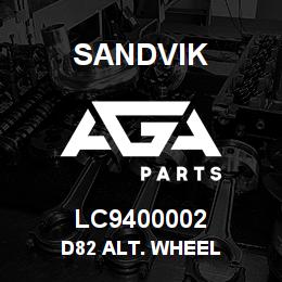 LC9400002 Sandvik D82 ALT. WHEEL | AGA Parts