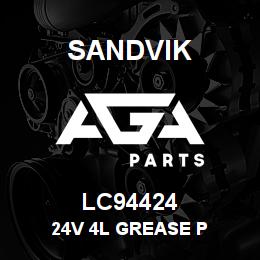 LC94424 Sandvik 24V 4L GREASE P | AGA Parts