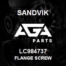 LC984737 Sandvik FLANGE SCREW | AGA Parts