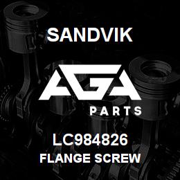 LC984826 Sandvik FLANGE SCREW | AGA Parts