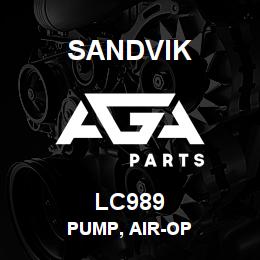 LC989 Sandvik PUMP, AIR-OP | AGA Parts