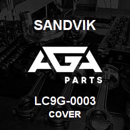 LC9G-0003 Sandvik COVER | AGA Parts